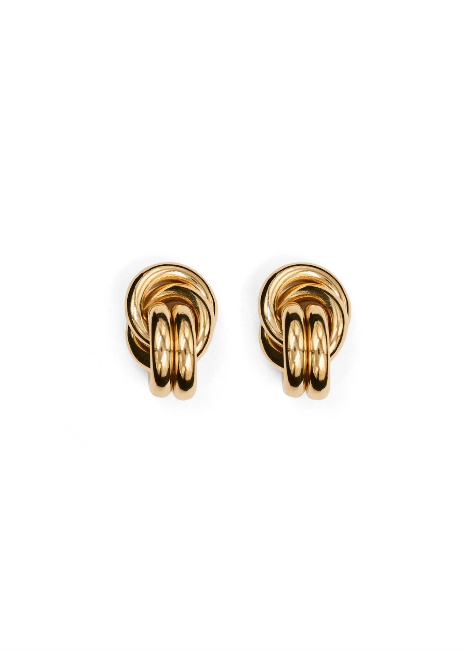 The Vera Earrings Gold Øredobber